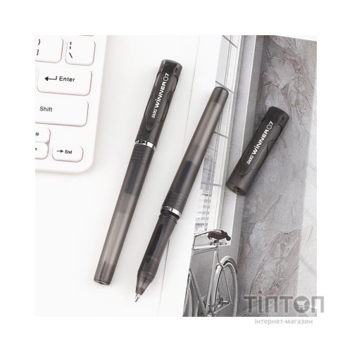 Ручка гелева Baoke Winner 0.7 мм, чорна (PEN-BAO-PC1688-B)