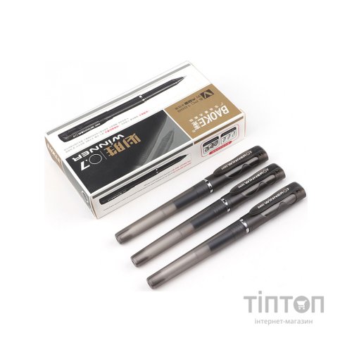 Ручка гелева Baoke Winner 0.7 мм, чорна (PEN-BAO-PC1688-B)