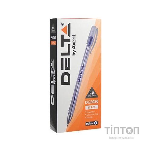 Ручка гелева Delta by Axent DG 2020, blue (DG2020-02)