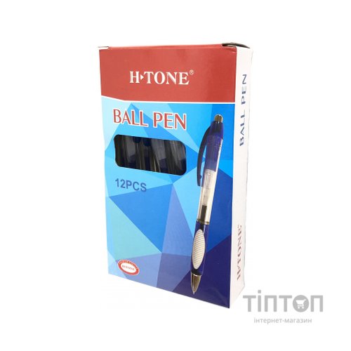 Ручка гелева H-Tone автоматична 0,5 мм, синя, уп. 12 шт. (PEN-HT-JJ20218A-BL)
