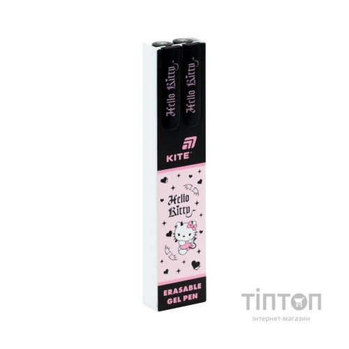 Ручка гелева Kite "пиши-стирай" Hello Kitty, синя, 2 шт у пеналі (HK26-069)
