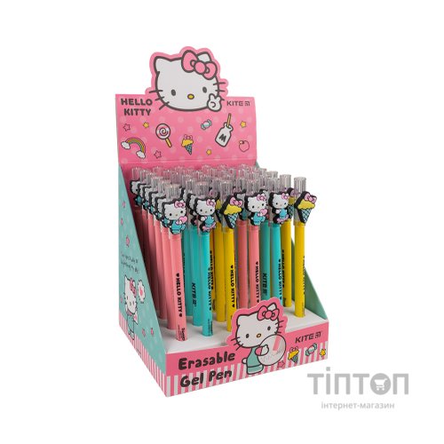 Ручка гелева Kite пиши-стирай Hello Kitty, синя в асортименті (HK23-352)