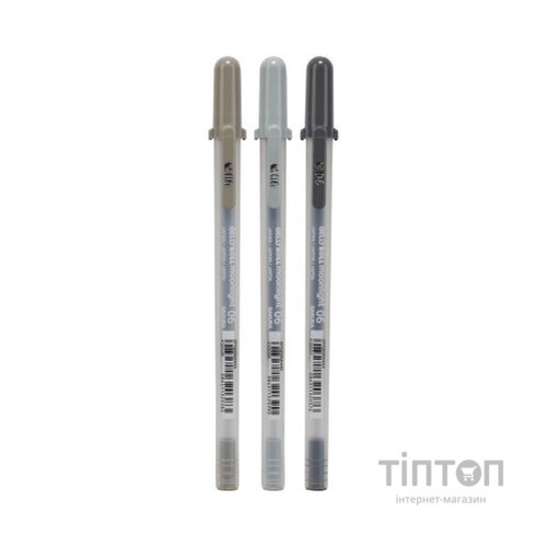 Ручка гелева Sakura набір MOONLIGHT 06 URBAN 3 кольора (8712079448851)