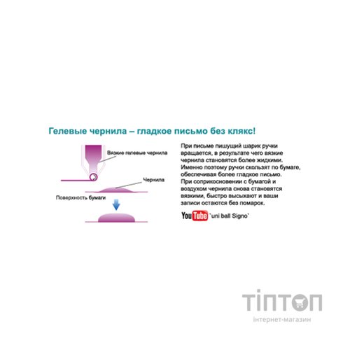 Ручка гелева UNI автоматична Signo 207 синій 0,7 мм (UMN-207.Blue)