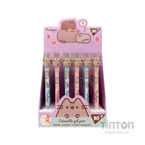 Ручка гелева Yes пиши-стирай Mister Hipster 0,5 мм, синя в асортименті (420398)