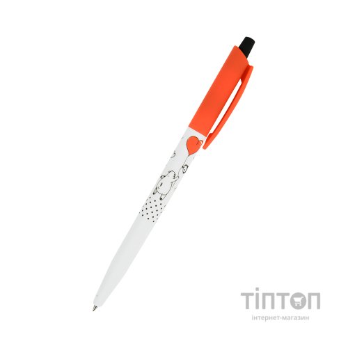 Ручка кулькова Axent автоматична Bear's love, синя (AB1090-35-A)