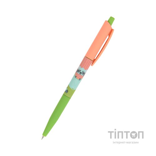 Ручка кулькова Axent автоматична Racoon, синя (AB1090-29-A)