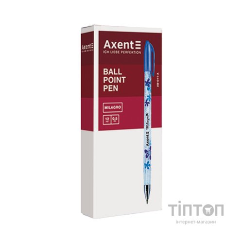Ручка кулькова Axent Milagro, blue (AB1011-02-А)