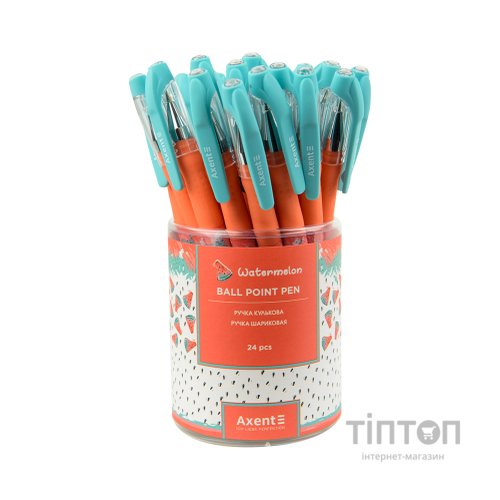 Ручка кулькова Axent Watermelon, синя (AB1049-33-A)