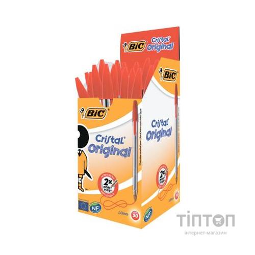 Ручка кулькова Bic Cristal, червона (bc847899)