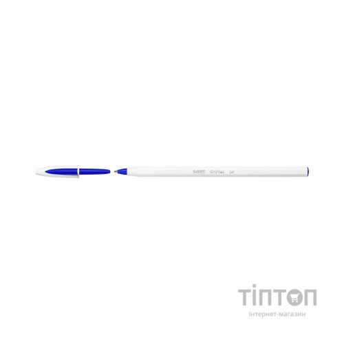 Ручка кулькова Bic Cristal Up з білим шестигранним корпусом Синя (bc949879)