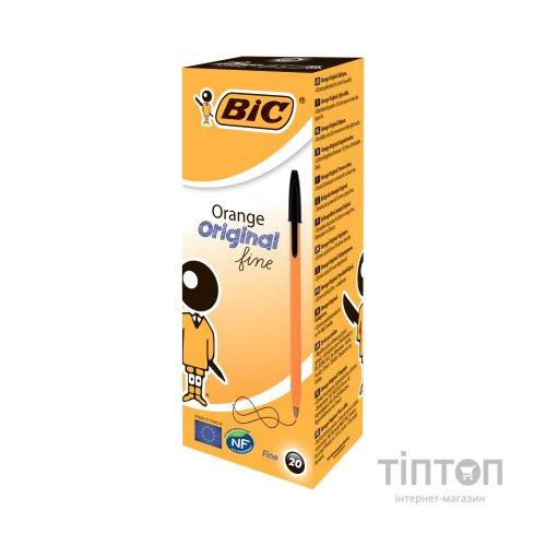 Ручка кулькова Bic Orange, чорна (bc8099231)