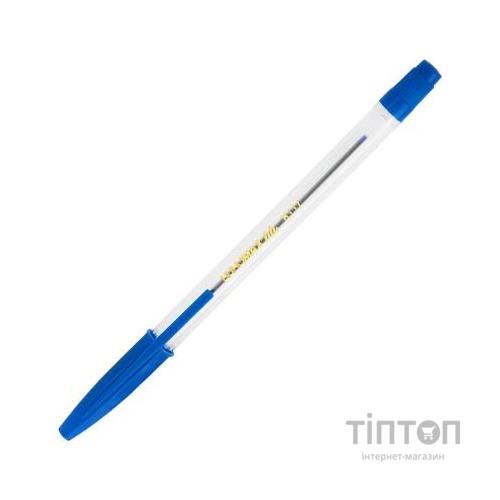 Ручка кулькова BUROMAX non-retractable JOBMAX Corvina, blue, 50шт (BM.8117-01)