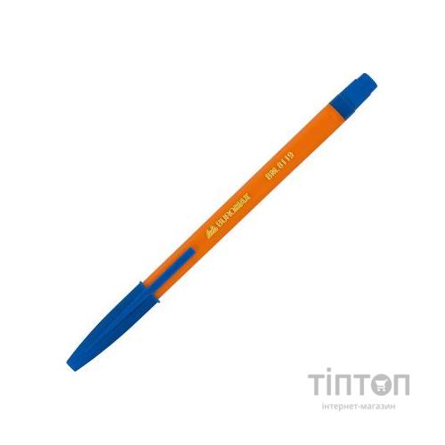 Ручка кулькова BUROMAX non-retractable JOBMAX ORANGE, blue, 50шт (BM.8119-01)