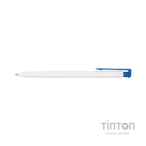 Ручка кулькова Economix promo HAVANA. Корпус біло-синій, пише синім (E10232-02)