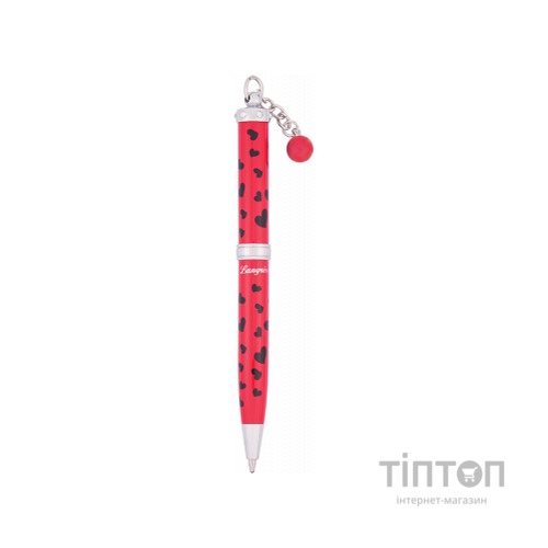 Ручка кулькова Langres набір ручка + гачок для сумки Elegance Червоний (LS.122029-05)