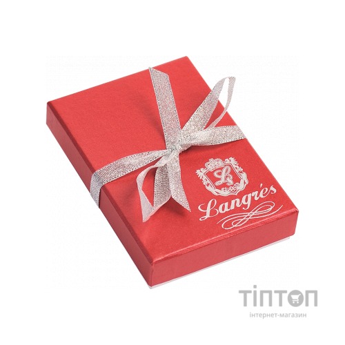 Ручка кулькова Langres набір ручка + гачок для сумки Elegance Червоний (LS.122029-05)