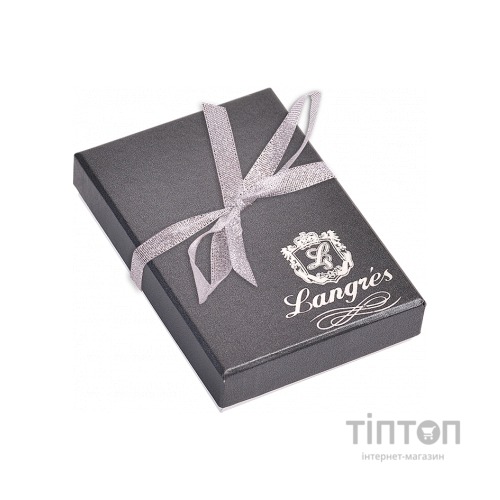 Ручка кулькова Langres набір ручка + гачок для сумки Elegance Чорний (LS.122029-01)