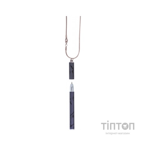 Ручка кулькова Langres з ланцюжком Lace Чорний корпус в подарунковому футлярі (LS.402027-01)