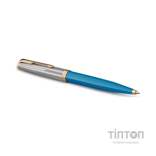 Ручка кулькова Parker 51 Premium Turquoise GT BP (56 432)