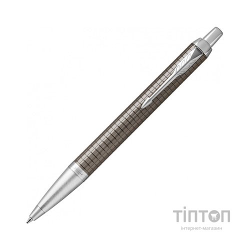 Ручка кулькова Parker IM 17 Premium Dark Espresso Chiselled CT BP (24 332)