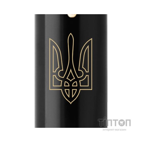 Ручка кулькова Parker IM 17 UKRAINE Black GT BP Тризуб прозорий (22032_T010y)