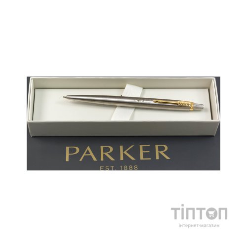 Ручка кулькова Parker JOTTER 17 ARMY SS GT BP Емблема ЗСУ (16032_W001b)