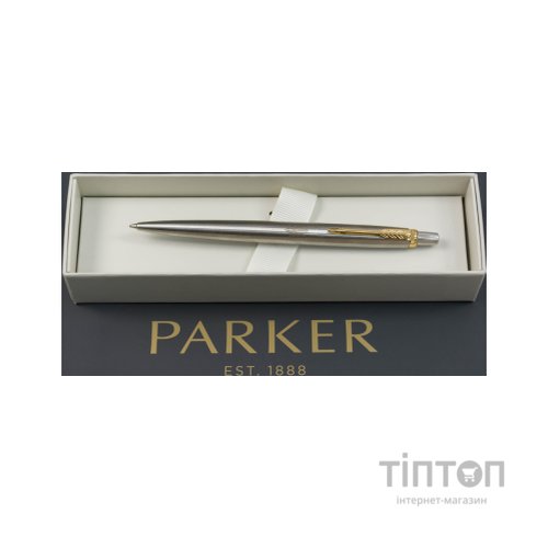 Ручка кулькова Parker JOTTER 17 UKRAINE SS GT BP Тризуб прозорий (16032_T010b)