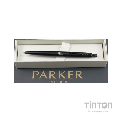 Ручка кулькова Parker JOTTER 17 XL UKRAINE Monochrome Black BT BP Тризуб (12432_TR)
