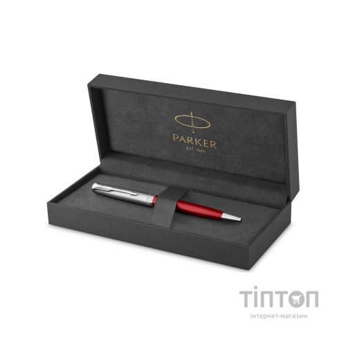Ручка кулькова Parker SONNET 17 Essentials Metal Red Lacquer CT BP (83 632)