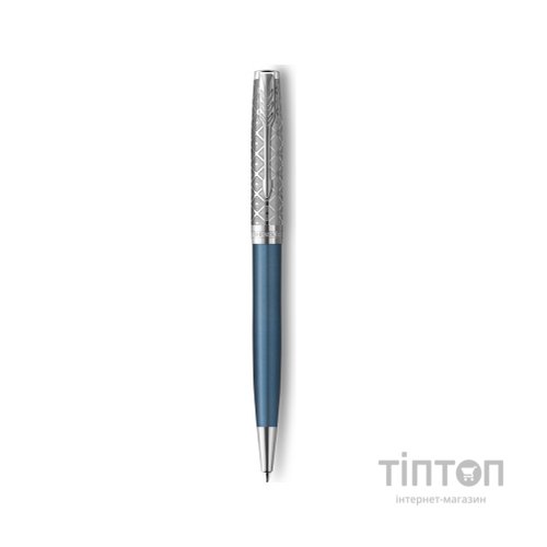 Ручка кулькова Parker SONNET 17 Metal Blue Lacquer CT BP (68 432)