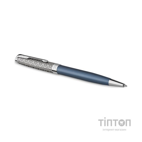 Ручка кулькова Parker SONNET 17 Metal Blue Lacquer CT BP (68 432)