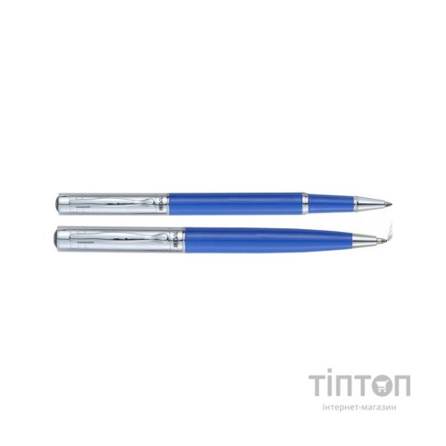 Ручка кулькова Regal набір кулькова + ролер в подарунковому футлярі Синій (R131222.L.RB)