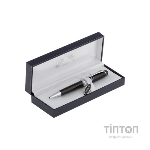 Ручка кулькова Regal Синя 0.7 мм Чорний корпус у подарунковому футлярі (R69200.L.B)