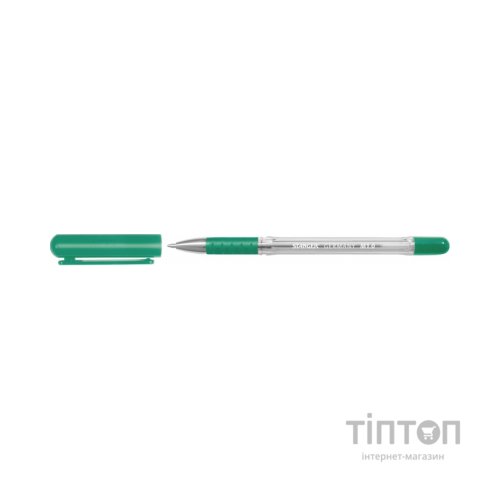 Ручка кулькова Stanger 1,0 мм, з грипом, зелена (18000300004)