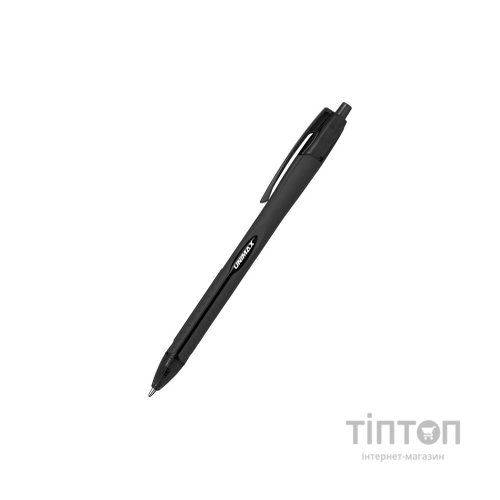 Ручка кулькова Unimax автоматична Aerogrip 0.7 мм Чорна (UX-136-01)