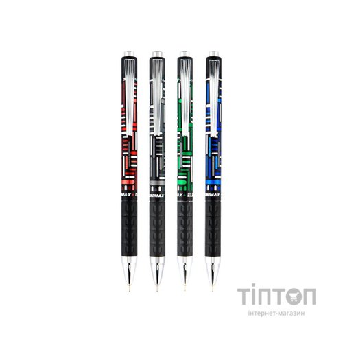 Ручка кулькова Unimax автоматична Electra, синя в асортименті (UX-123-02)