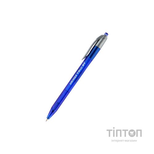 Ручка кулькова Unimax автоматична Trio RT, синя (UX-109-02)