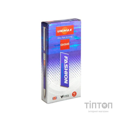 Ручка кулькова Unimax Fashion, синя (UX-121-02)