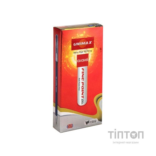 Ручка кулькова Unimax Fine Point Dlx., чорна (UX-111-01)