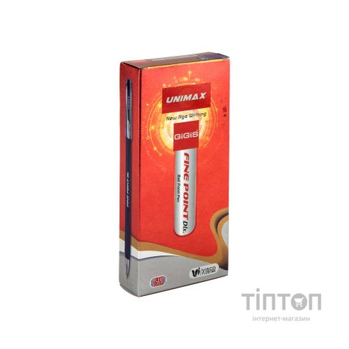 Ручка кулькова Unimax Fine Point Dlx., фіолетова (UX-111-11)