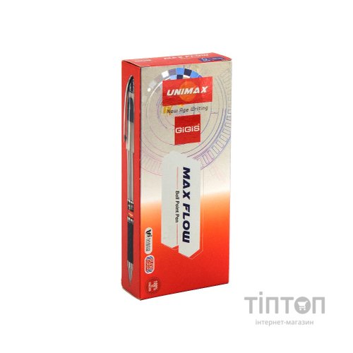 Ручка кулькова Unimax Maxflow, синя (UX-117-02)