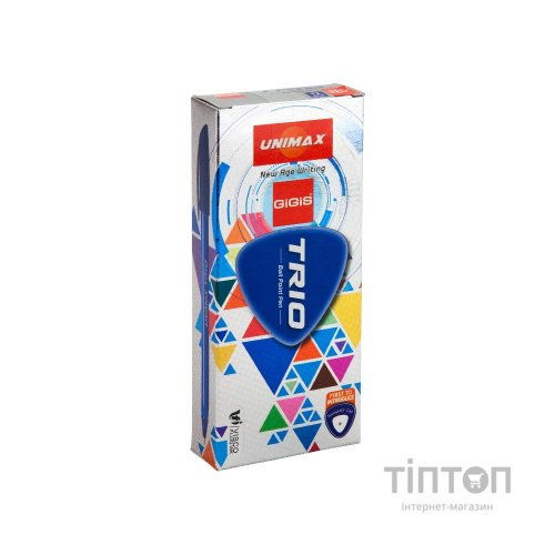 Ручка кулькова Unimax Trio, червона (UX-104-06)