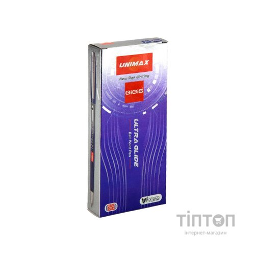 Ручка кулькова Unimax Ultraglide, синя (UX-114-02)