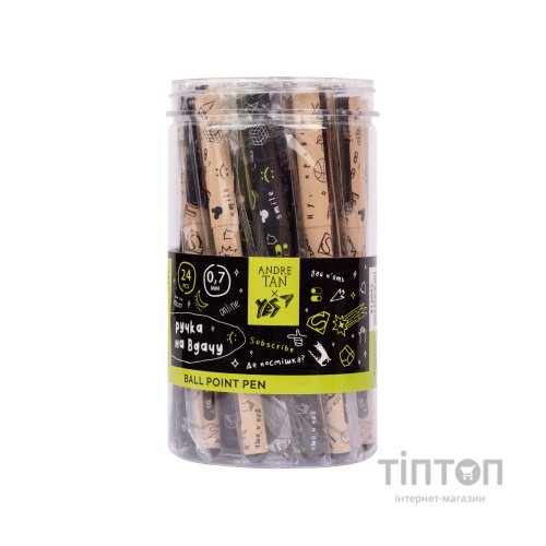 Ручка кулькова Yes by ANDRE TAN Lucky 0,7 мм синя (412042)