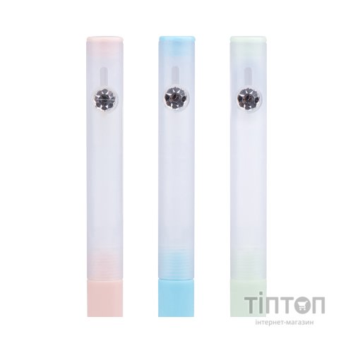 Ручка кулькова Yes Crystal автоматична 0,7 мм синя (411910)