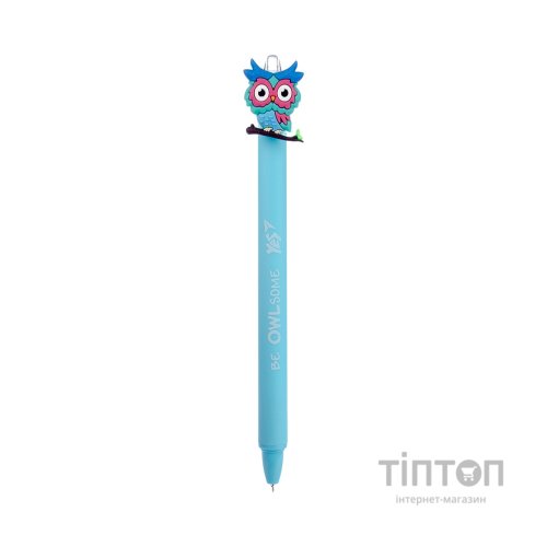 Ручка кулькова Yes Cute owl автоматична 0,7 мм синя (412007)