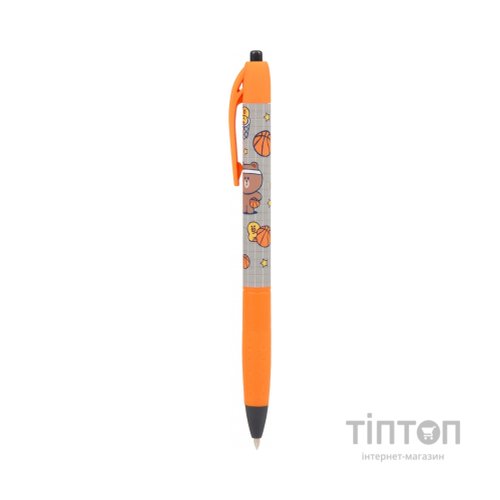 Ручка кулькова Yes Line Friends. Brown`s Sport Club автоматична 0,7 мм синя (412120)