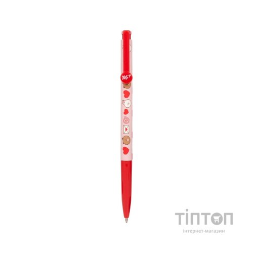 Ручка кулькова Yes Line Friends Love Letter автоматична 0,7 мм синя (412119)