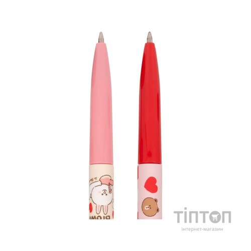 Ручка кулькова Yes Line Friends Love Letter автоматична 0,7 мм синя (412119)